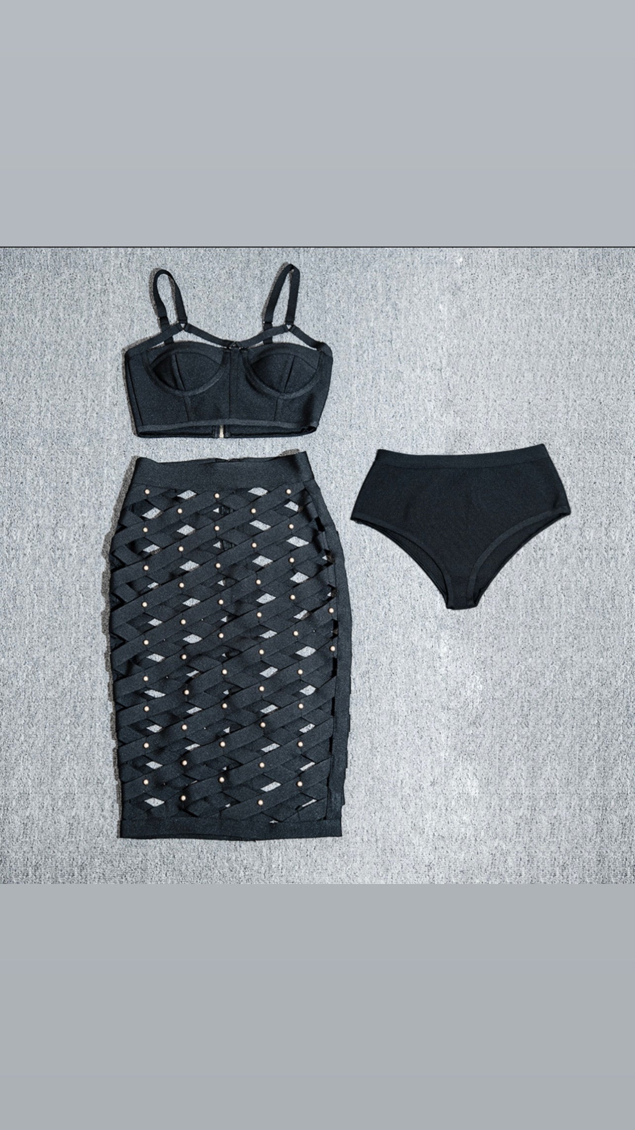 Diamond Skirt Set