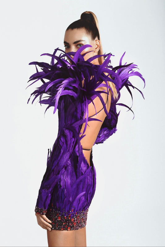 Davina Feather Dress