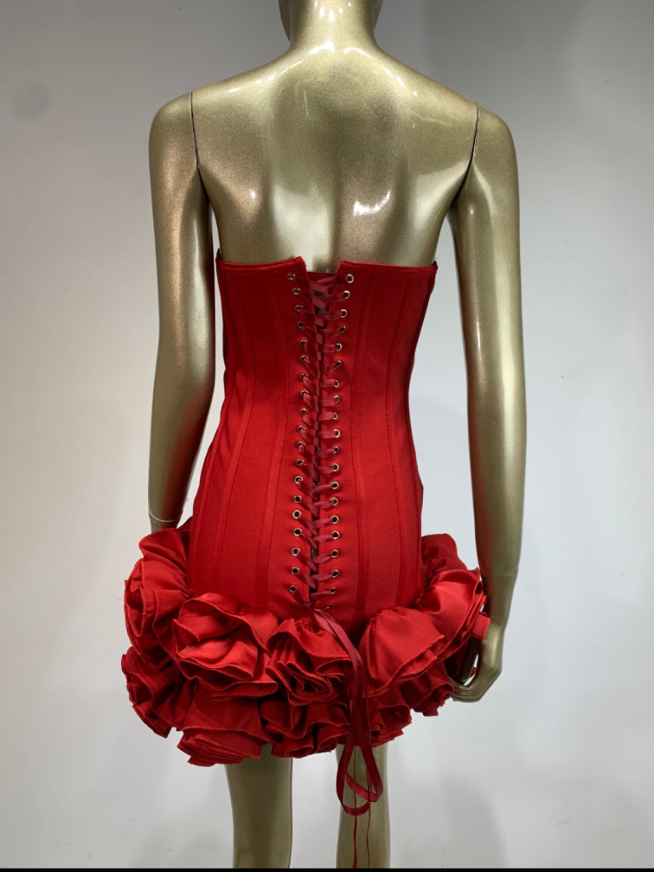 Ruby Red Rose Dress