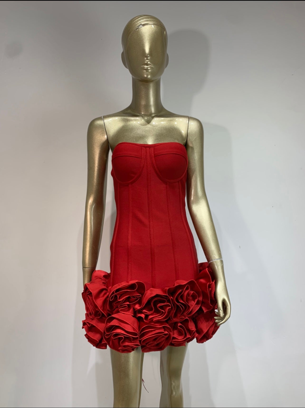 Ruby Red Rose Dress