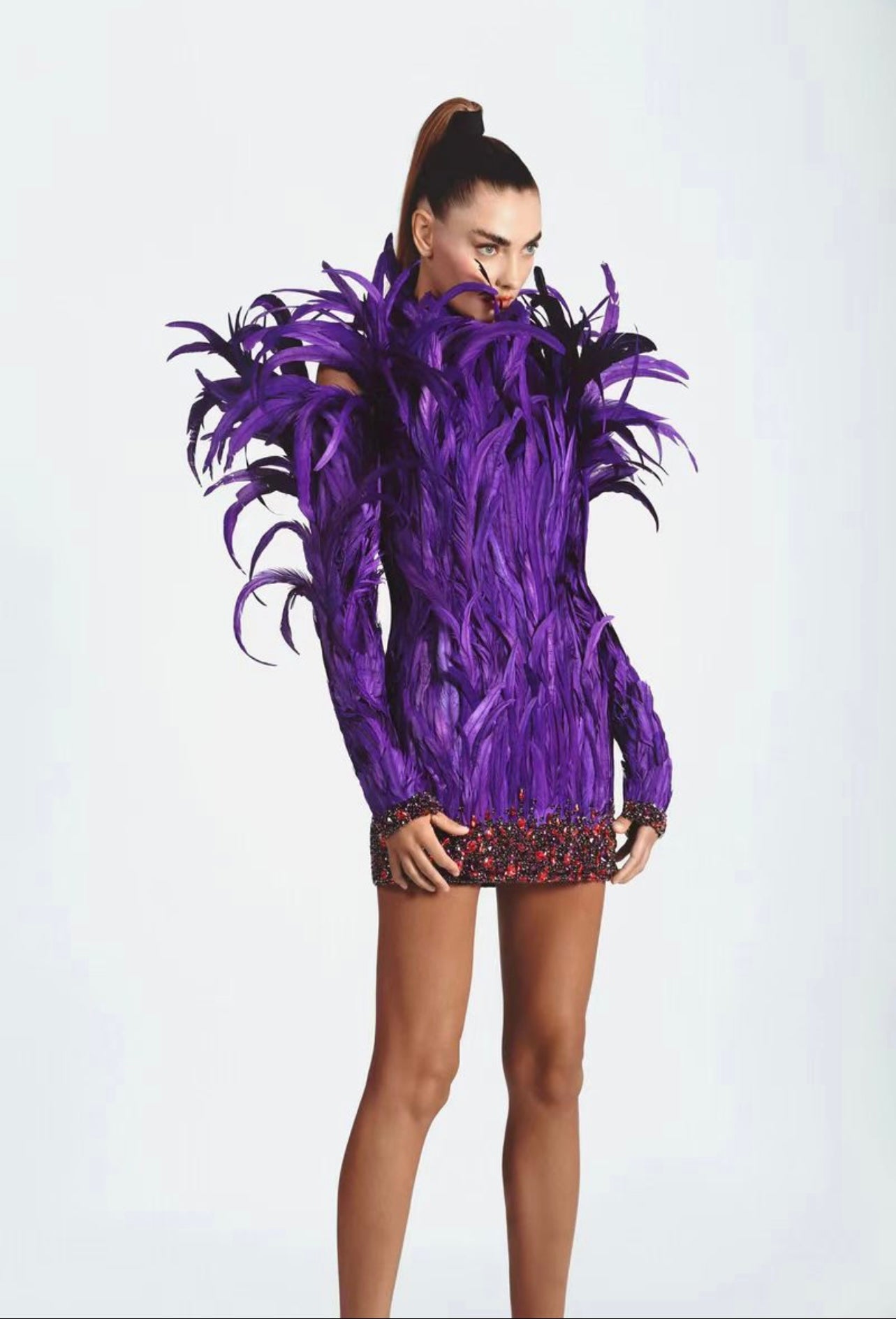 Davina Feather Dress
