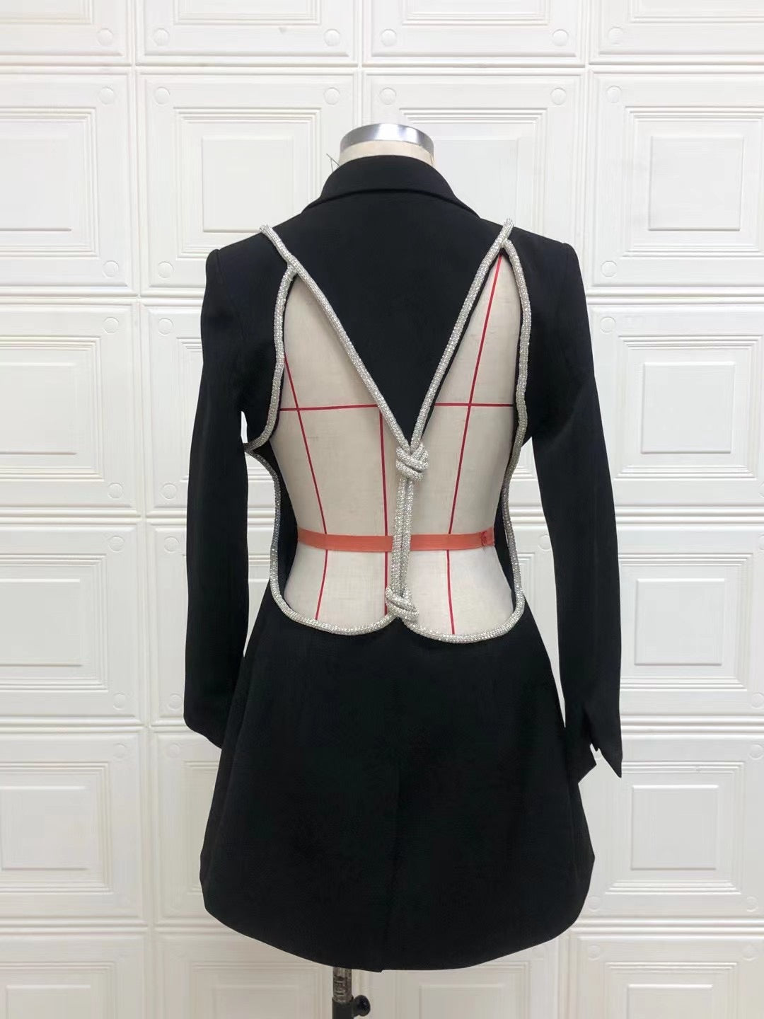 Twisted Rope Blazer Dress